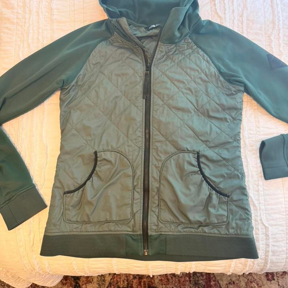 The North Face Green Quilted  jacket
